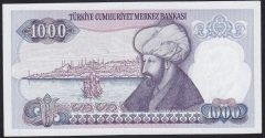 7.EMİSYON 1.TERTİP 1000 LİRA E02 829101 ÇİL