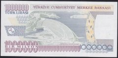 7.EMİSYON 3.TERTİP 1 000 000 LİRA U03 644128 ÇİLALTI