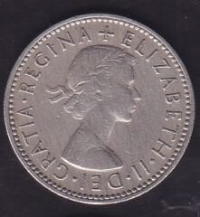 İngiltere 1 Şiling 1955