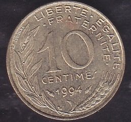 Fransa 10 Centim 1994