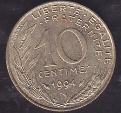 Fransa 10 Centim 1994