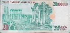 7.Emisyon 20 000 000 Lira I51 418109 Çok Temiz+