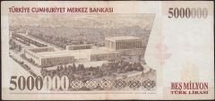 7.Emisyon 5 000 000 Lira J35 128632 Çok Temiz