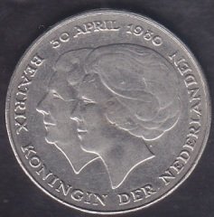 Hollanda 2.5 Gulden 1980 Hatıra para