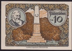 ALMANYA 10 PFENNİNG NOTGELD 1921 ÇİL