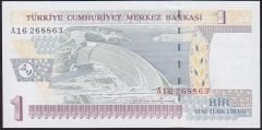 8.Emisyon 1 YTL A16 268863 Çilaltı Çil
