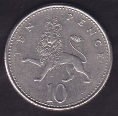 İngiltere 10 Pence 1992