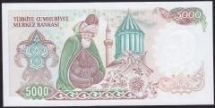 7.Emisyon 3.Tertip 5000 Lira F14 770960 Çilaltı Çil