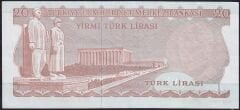 6.Emisyon 3.Tertip 20 Lira G04 416279 Çok Temiz+