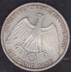 ALMANYA 10 MARK 1972 J ( GÜMÜŞ )