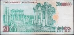 7.Emisyon 20 000 000 Lira I78 137315 Çok Temiz+