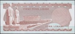 6.Emisyon 2.Tertip 20 Lira C24 000769 Çilaltı