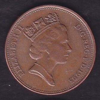 İngiltere 2 Pence 1993