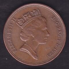İngiltere 2 Pence 1993