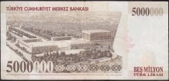7.Emisyon 5 000 000 Lira J33 579856 Çok Temiz+