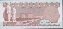 6.Emisyon 2.Tertip 20 Lira C15 252863 Çilaltı