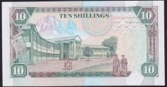 Kenya 10 Şiling 1990 Çilaltı Çil Pick 24b