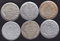 1981-82-83-84-85-86 Yılları 5 Lira