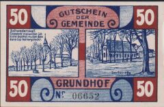 Almanya 50 Pfennig Notgeld 1921 Çil