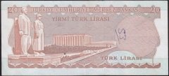6.Emisyon 1.Tertip 20 Lira B13 404274 Çok Çok Temiz