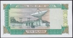 Gambia 10 Dalasis 1996 Çil Pick 17