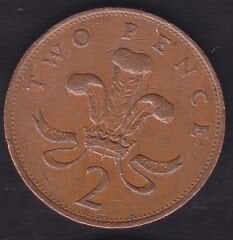 İngiltere 2 Pence 1986