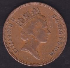 İngiltere 2 Pence 1986