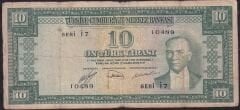 5.Emisyon 1.Tertip 10 Lira İ7 10489 Çok Temiz