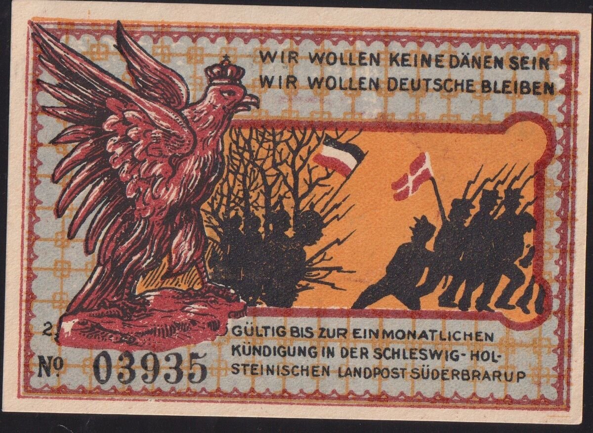 Almanya 50 Pfennig Notgeld 1921 Çil Filigranlı