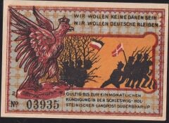 Almanya 50 Pfennig Notgeld 1921 Çil Filigranlı