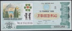 1988 19 Temmuz Çeyrek Bilet - R Serisi