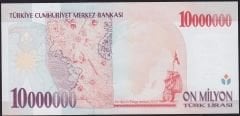 7.Emisyon 10 000 000 Lira D75 147601 Çilaltı Çil