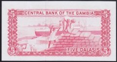 GAMBİA 5 DALASİS 1972 ÇİL