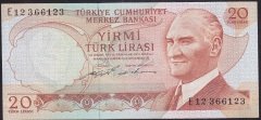 6.EMİSYON 2.TERTİP 20 LİRA E12 366123 ÇÇT ÇİLALTI
