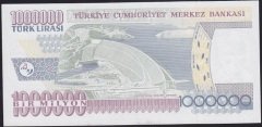 7.Emisyon 3.Tertip 1 000 000 Lira U37 337825 Çil U harfinin son numarası