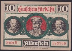 ALMANYA 10 PFENNİNG NOTGELD 1921 ÇİL eski paralar nereye satılır