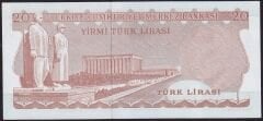 6.Emisyon 3.Tertip 20 Lira F86 265527 Çilaltı Çil