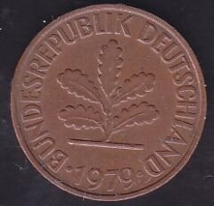 Almanya 2 Pfennig 1979 D