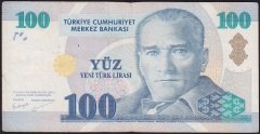 8.Emisyon 100 YTL A55 606796 Temiz