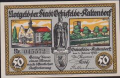 Almanya 50 Pfennig Notgeld 1921 Çil