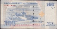 8.Emisyon 100 YTL A52 440050 Çok Temiz