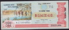 1988 19 Ekim Yarım Bilet - Y-A Serisi