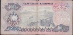 6.EMİSYON 1.TERTİP 1000 LİRA C40 113300 ÇOK TEMİZ