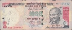 Hindistan 1000 Rupees 2008 Çok Temiz