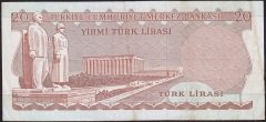 6.Emisyon 1.Tertip 20 Lira B28 064499 Çok Temiz+