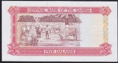 GAMBİA 5 DALASİS 1991 ÇİL