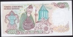 7.Emisyon 2.Tertip 5000 Lira C40 631752 Çilaltı Çil