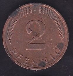 Almanya 2 Pfennig 1983 J