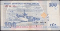 8.Emisyon 100 YTL A53 121964 Çok Temiz