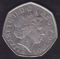 İngiltere 50 Pence 2006